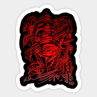 alien structure Sticker